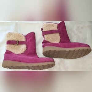 Ugg Australia Jayla Youth Big Kids Raspberry Pink Suede Boots Size 5 1005467K